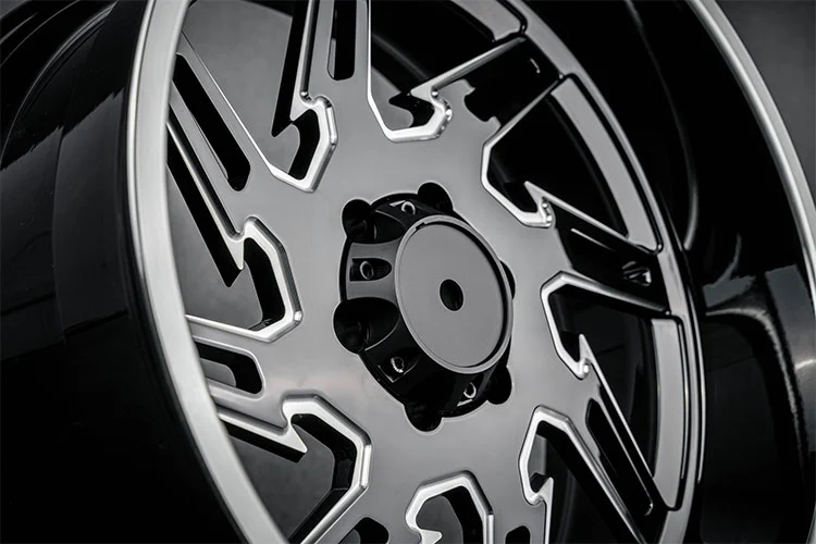 Forged 6061 T6 Gloss Black Milled Polished Lip